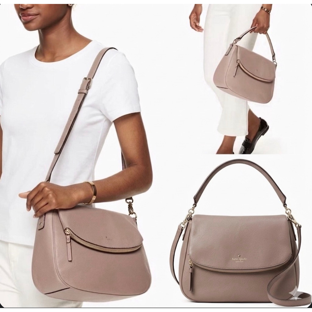 Kate Spade Boerum Place Devin Convertible Crossbody Bag In Taupe